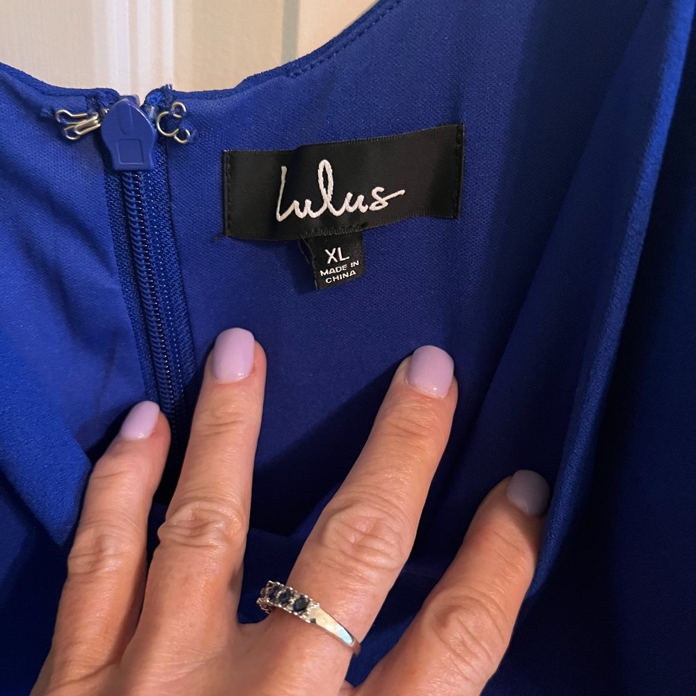 Lulu Royal Blue Dress Size XL